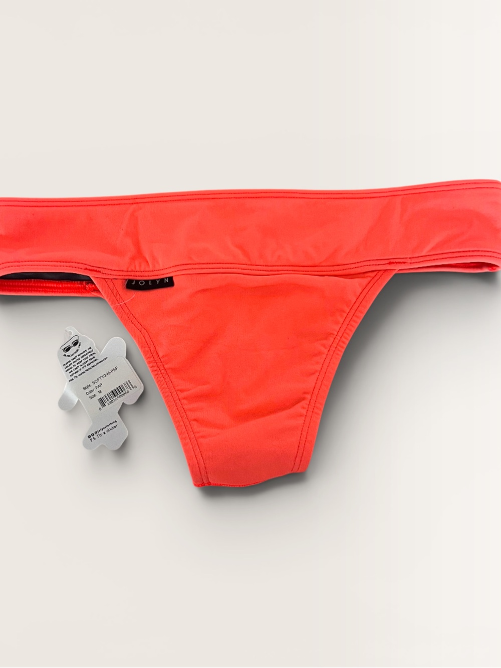 Jolyn Neon Coral Softy II Bikini Bottom - Picture 2 of 6